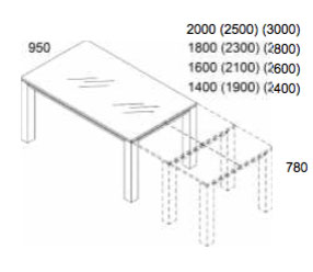 Dining tables by Brito