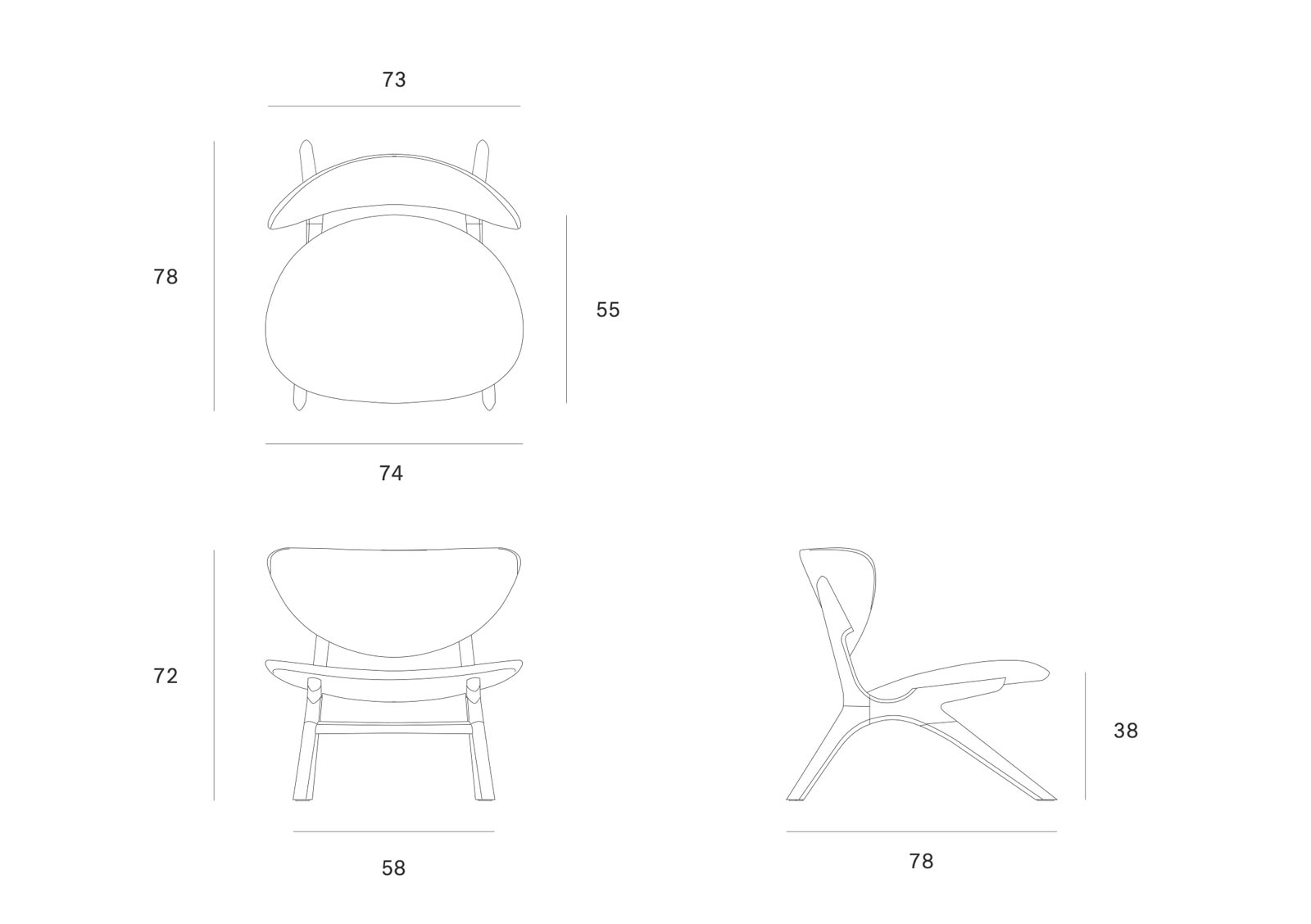 Eye Lounge Chair by Ethnicraft