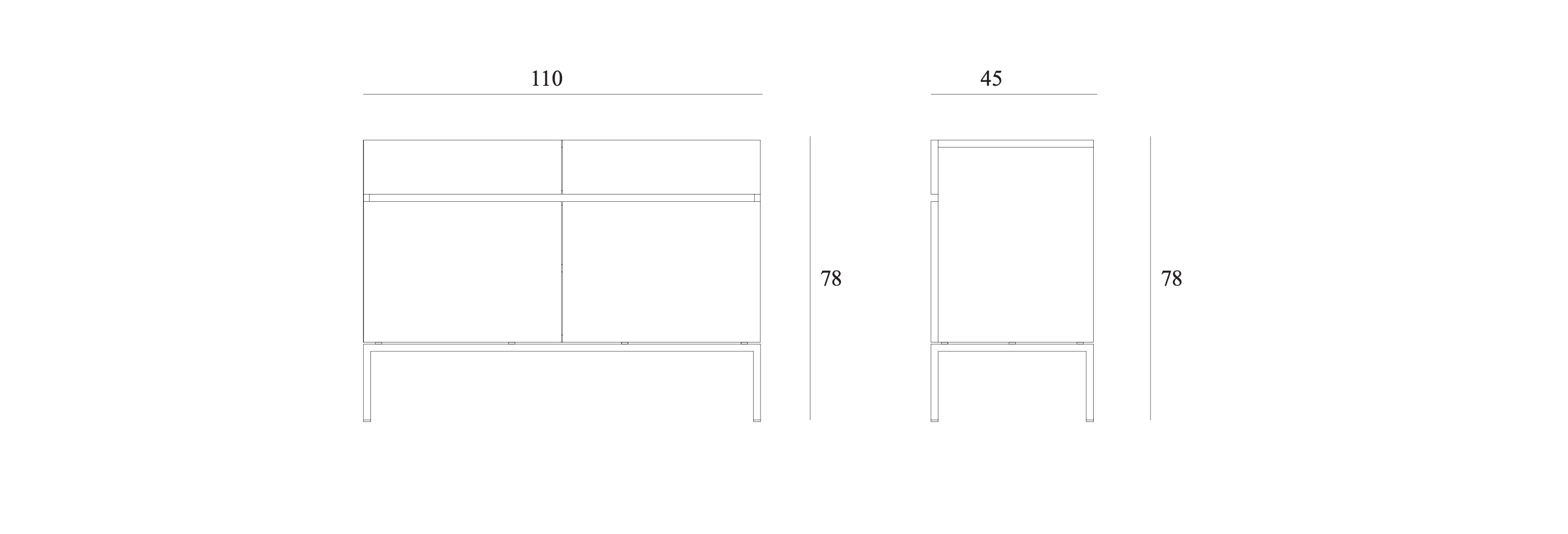 Ligna sideboard by Ethnicraft