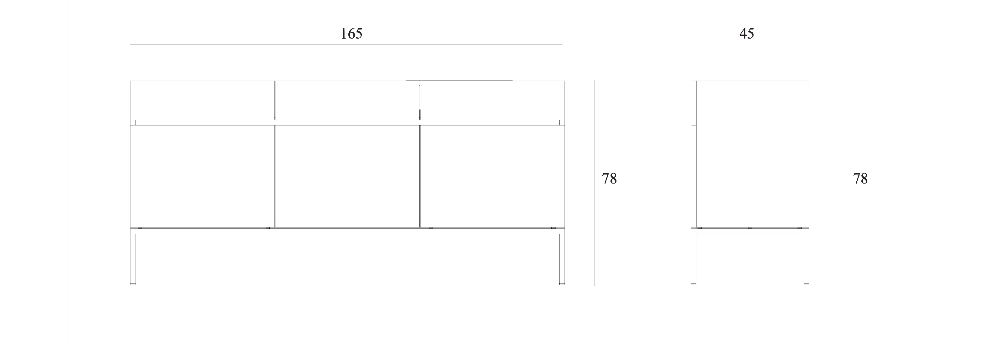 Ligna sideboard by Ethnicraft