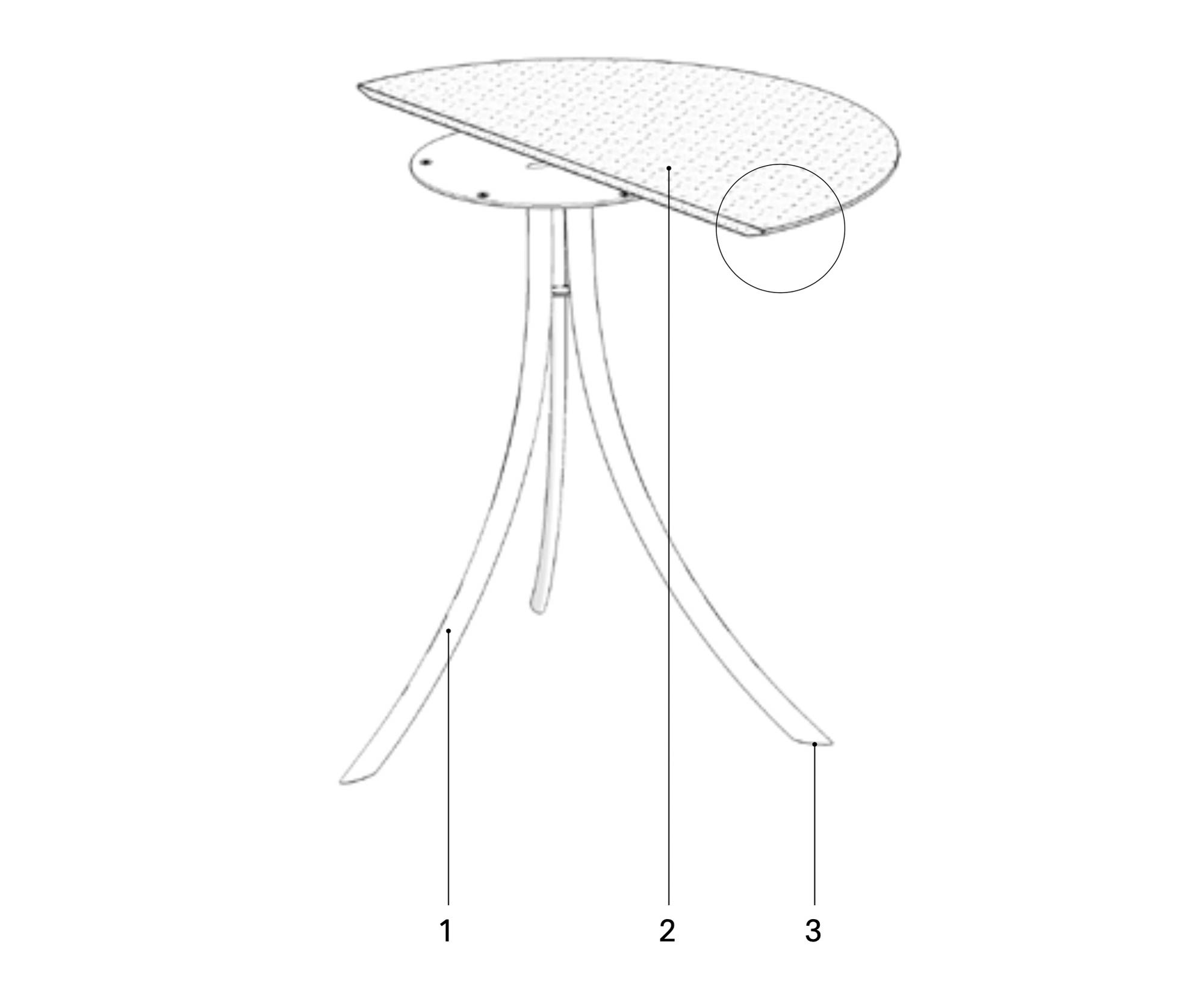 Bistro Exterior Dining Table by Expormim