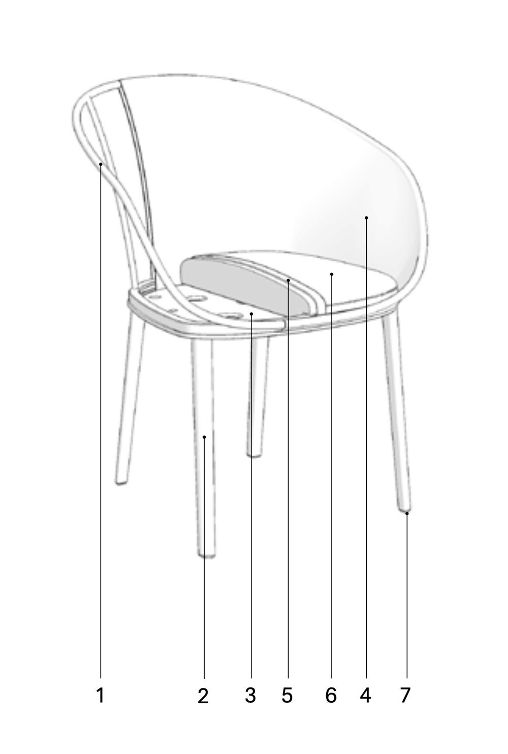 Blum Exterior Dining Chair by Expormim
