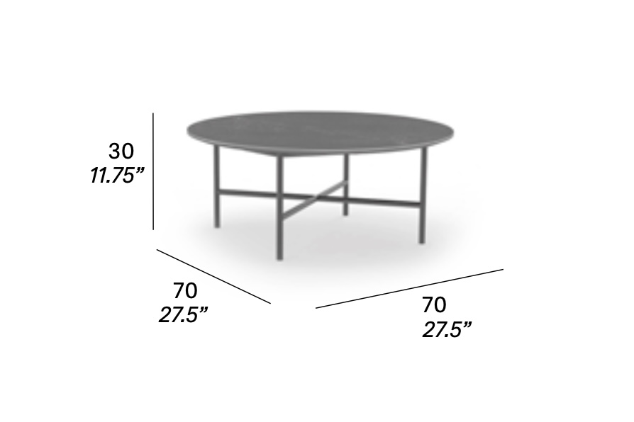 Grada Exterior Coffee Table by Expormim