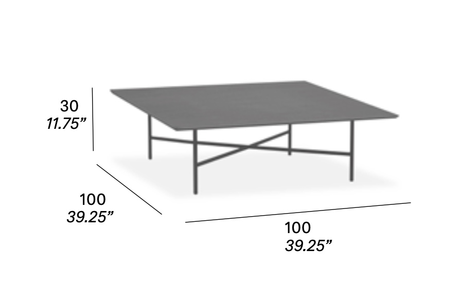 Grada Exterior Coffee Table by Expormim