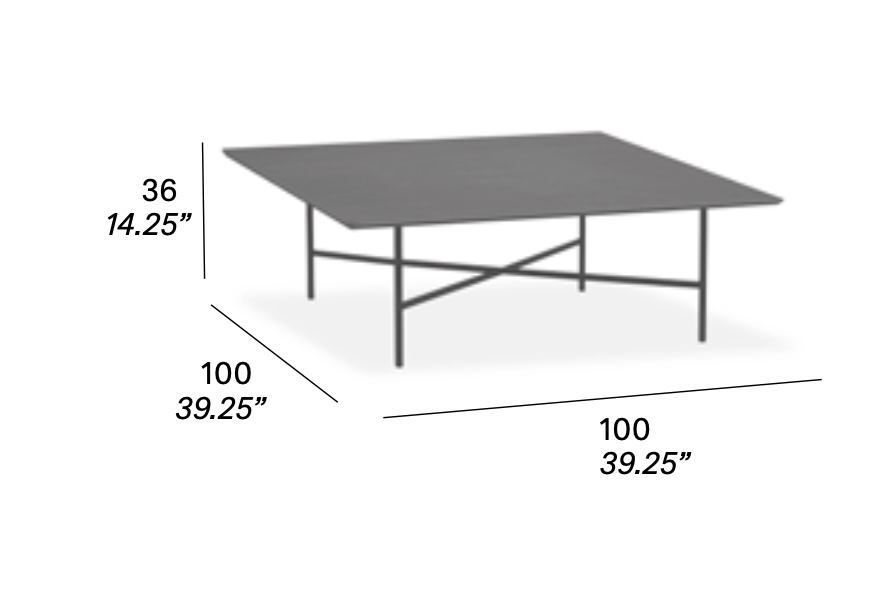 Grada Exterior Coffee Table by Expormim