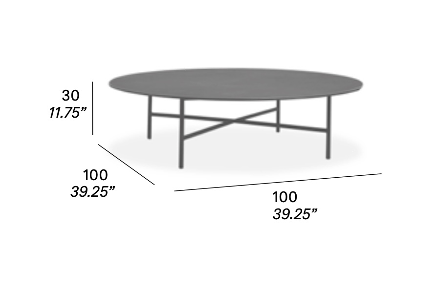 Grada Exterior Coffee Table by Expormim