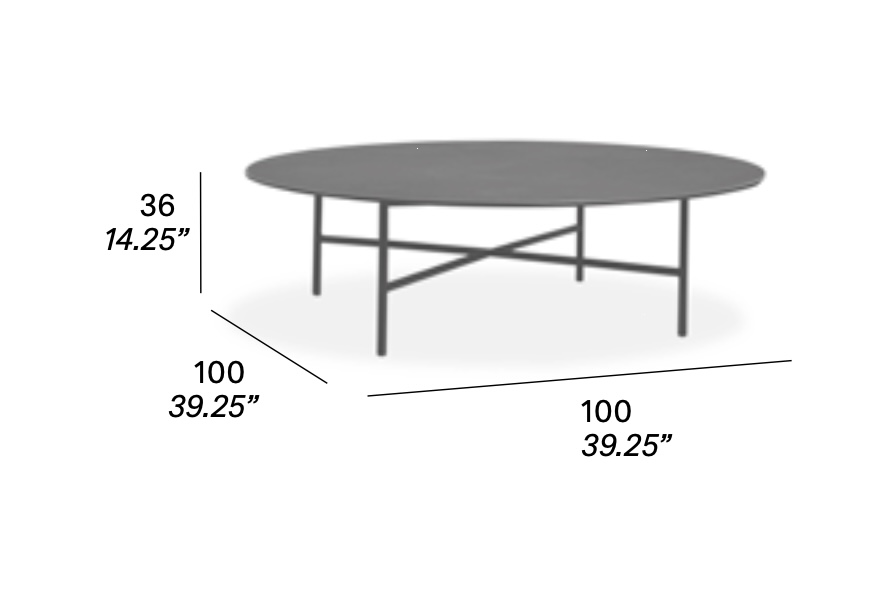 Grada Exterior Coffee Table by Expormim