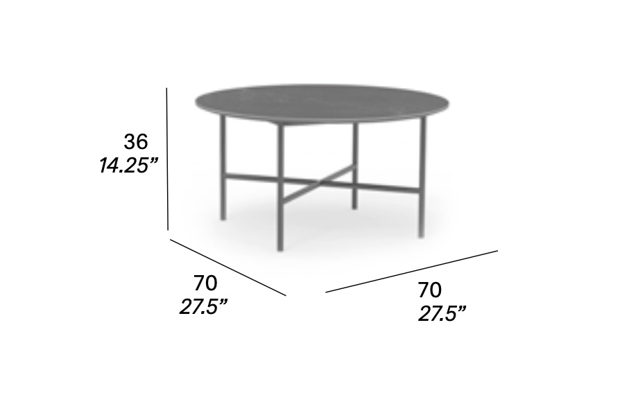 Grada Exterior Coffee Table by Expormim