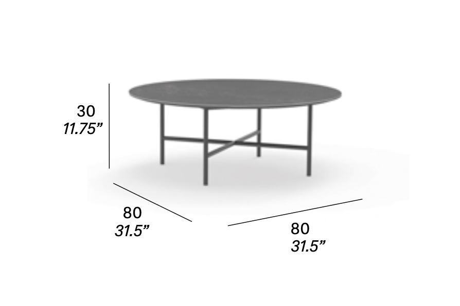 Grada Exterior Coffee Table by Expormim