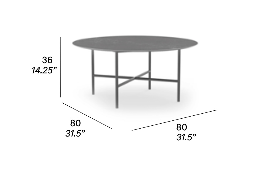 Grada Exterior Coffee Table by Expormim