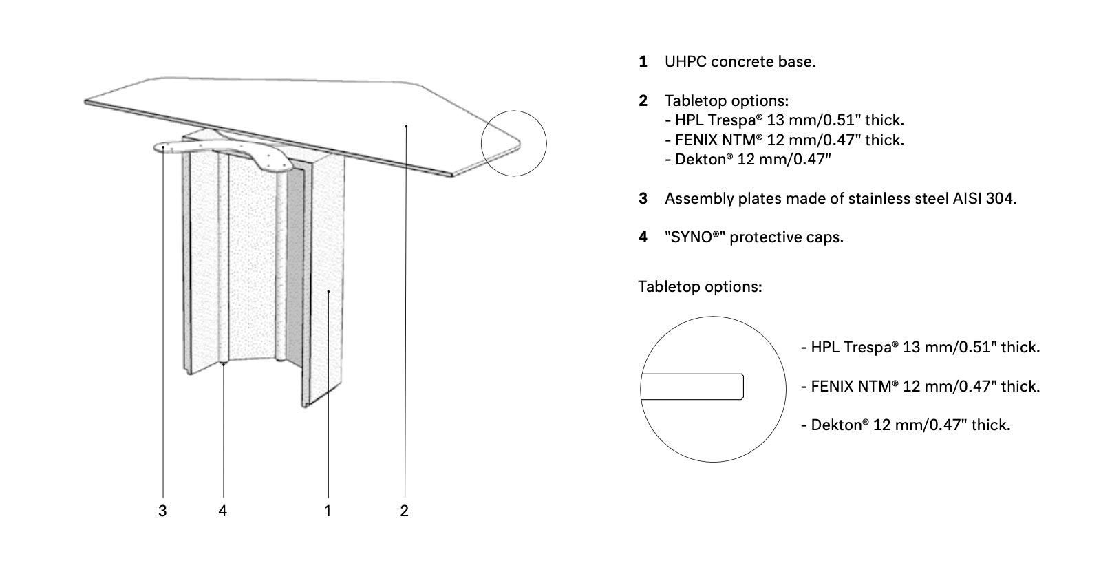 Talo Exterior Dining Table by Expormim