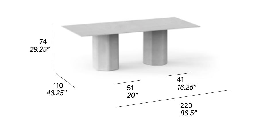 Talo Exterior Dining Table by Expormim