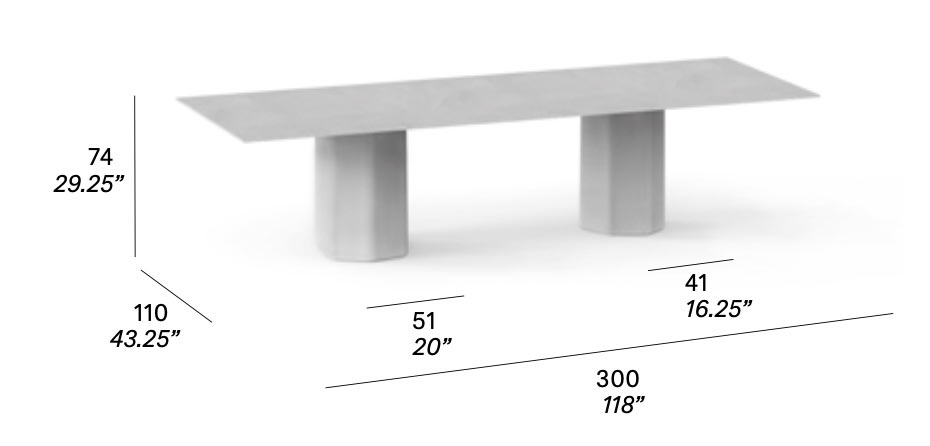 Talo Exterior Dining Table by Expormim