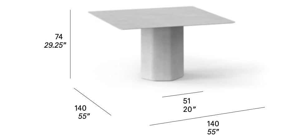 Talo Exterior Dining Table by Expormim