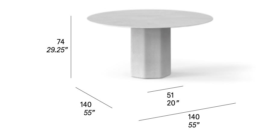 Talo Exterior Dining Table by Expormim