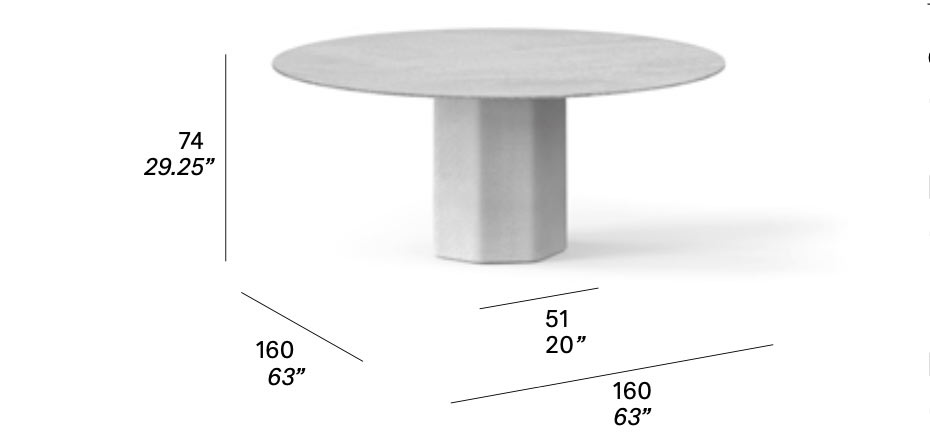 Talo Exterior Dining Table by Expormim