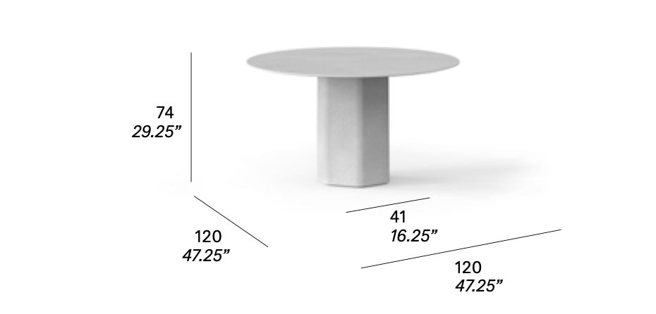 Talo Exterior Dining Table by Expormim