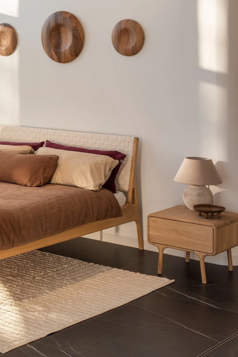 Fawn bedside cabinet by Gazzda