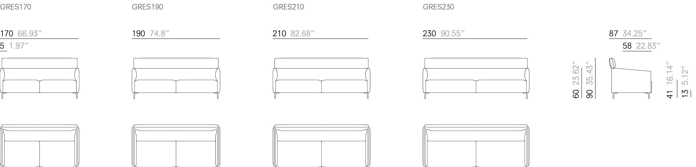 Grey Sofa Syatem by Joquer