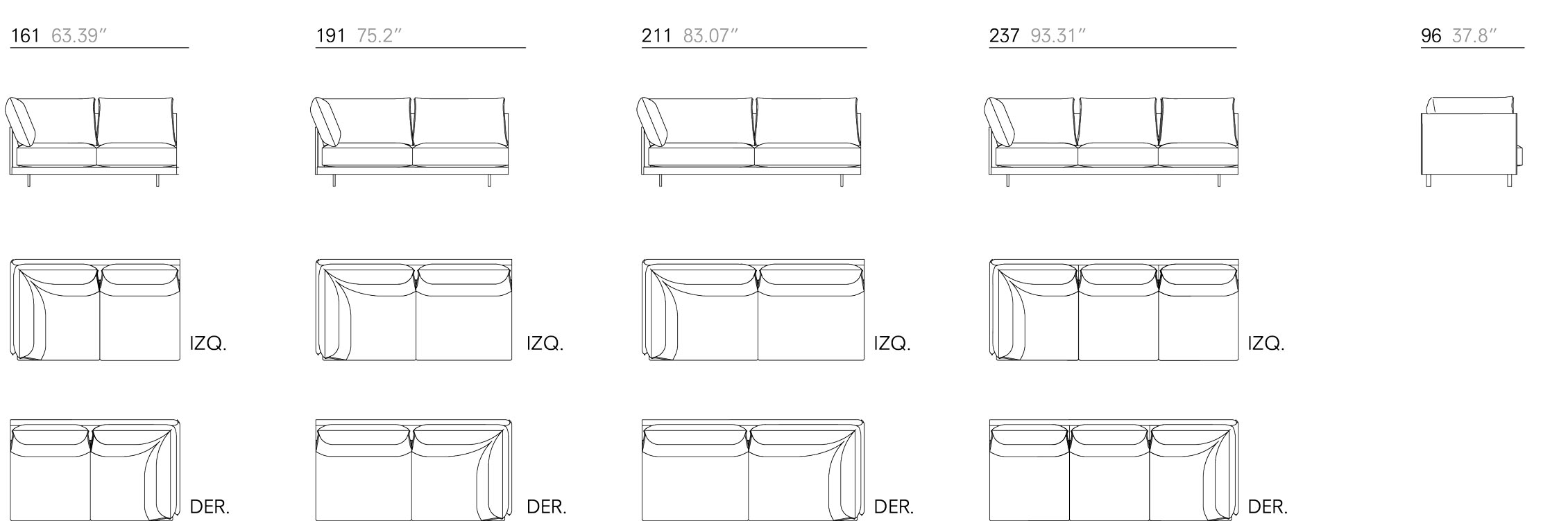 Senso Sofa Syatem by Joquer