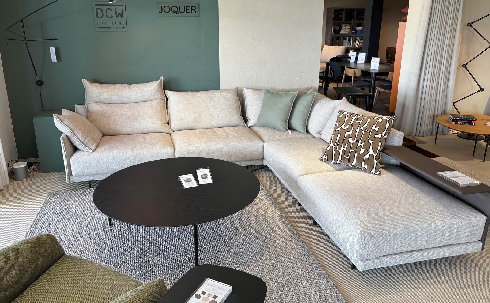 Senso Sofa in the Showroom