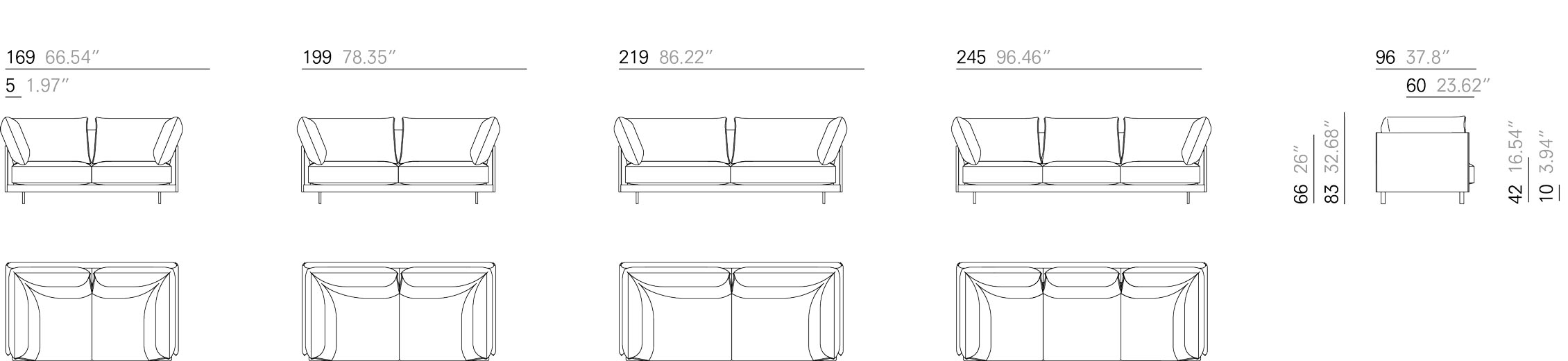 Senso Sofa Syatem by Joquer