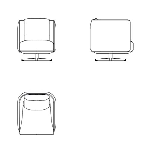 Serene armchair by Joquer