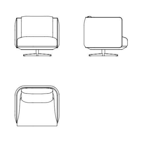 Serene armchair by Joquer