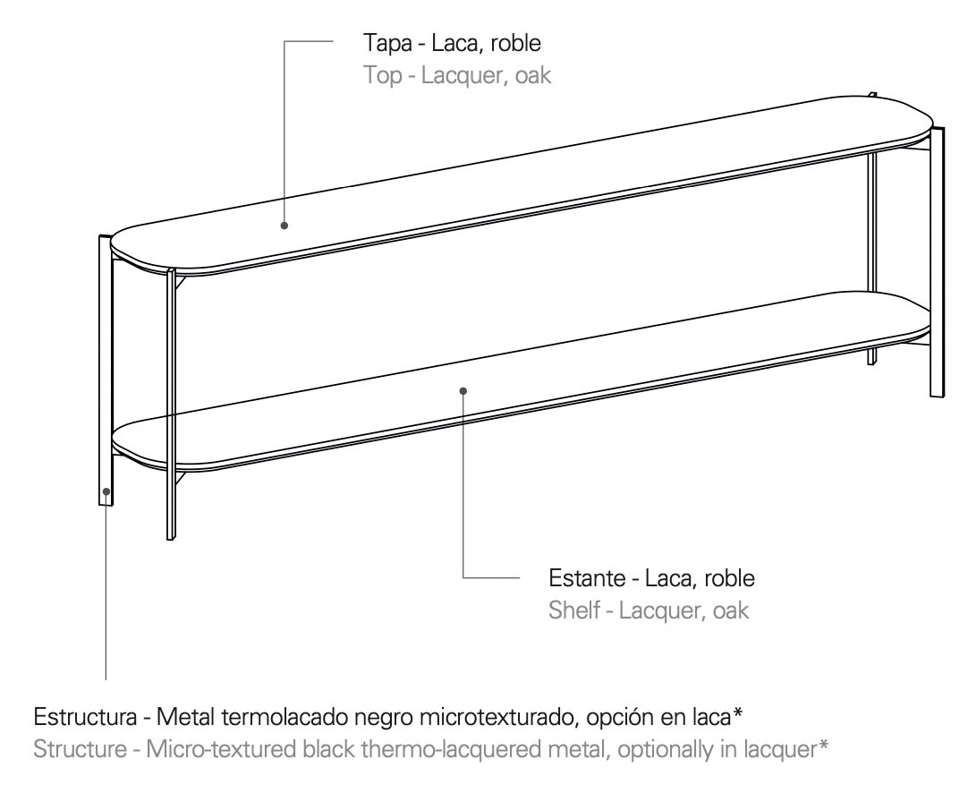 Exo sofa console