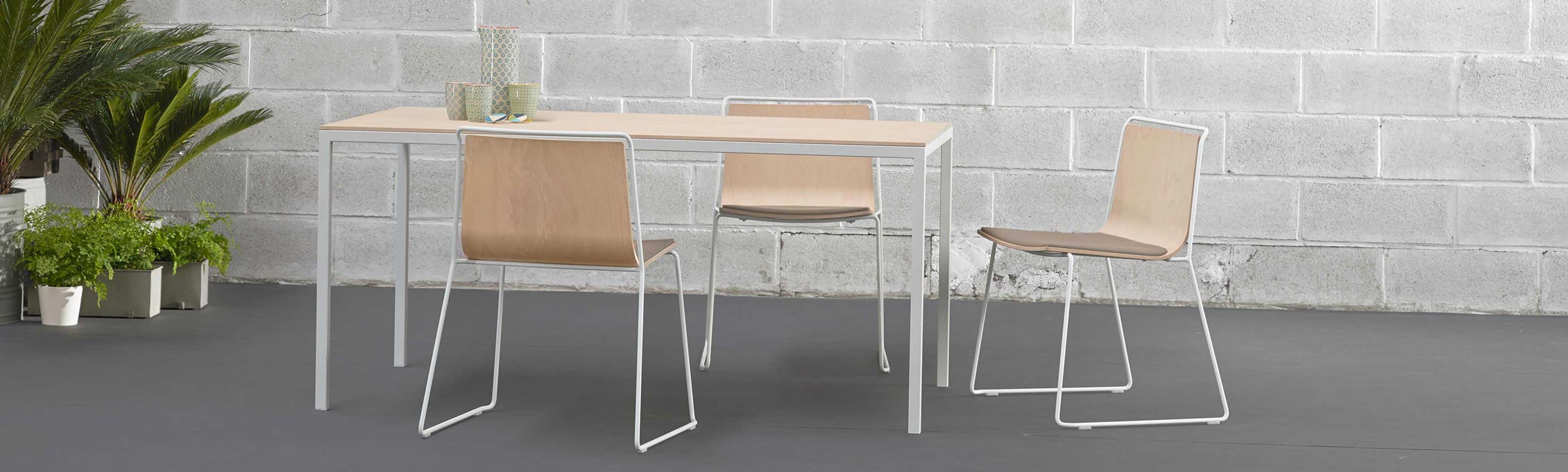 Alo dining chair by Ondarreta