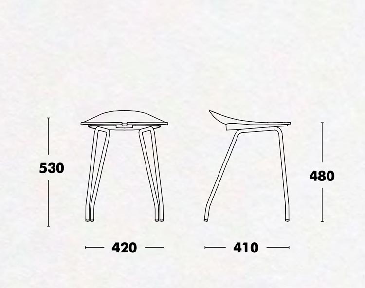 Ant Barstool by Ondarreta