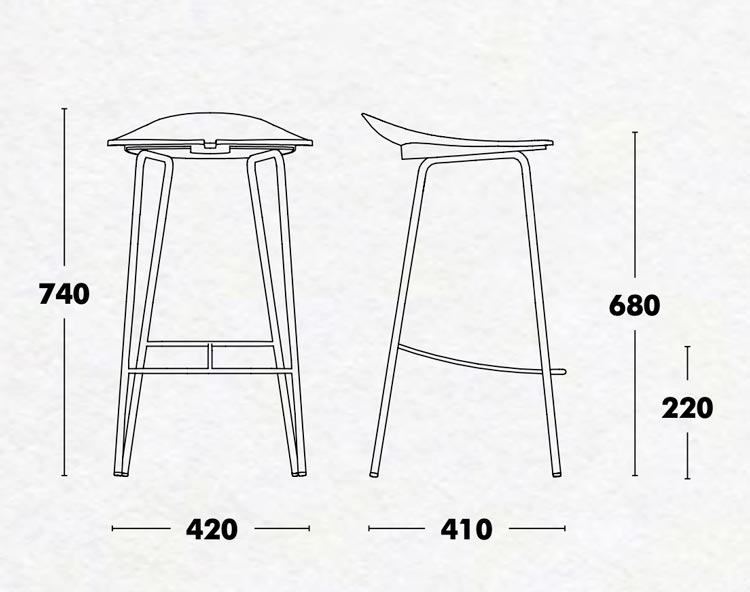 Ant Barstool by Ondarreta