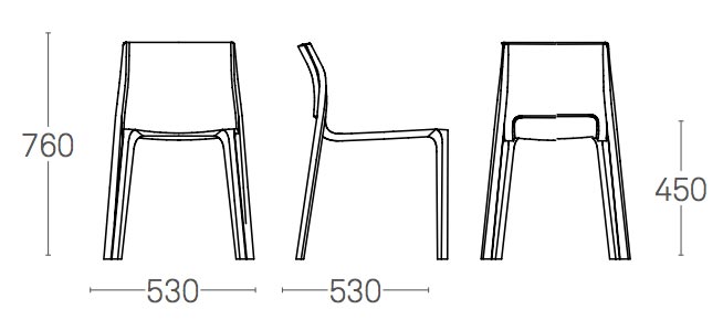 Contour Chair Dimensions