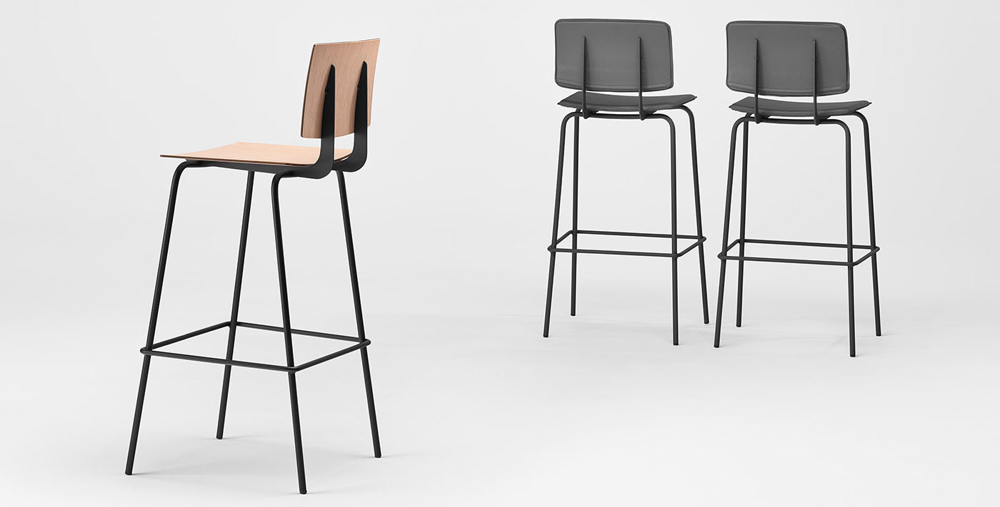 Don Bar Stool by Ondarrreta at Casa e Jardim