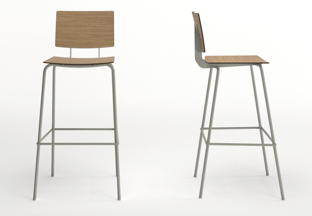 Don Bar Stool by Ondarrreta at Casa e Jardim