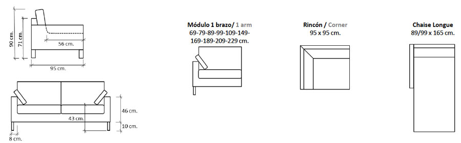 Lumpur Sofa Configurations