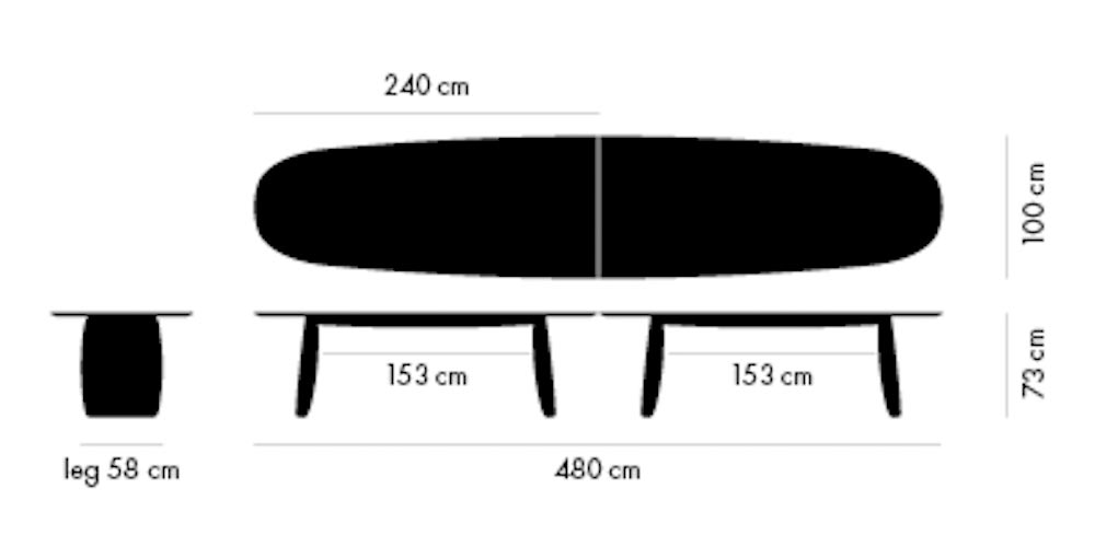 Petal Dining Table by Stua