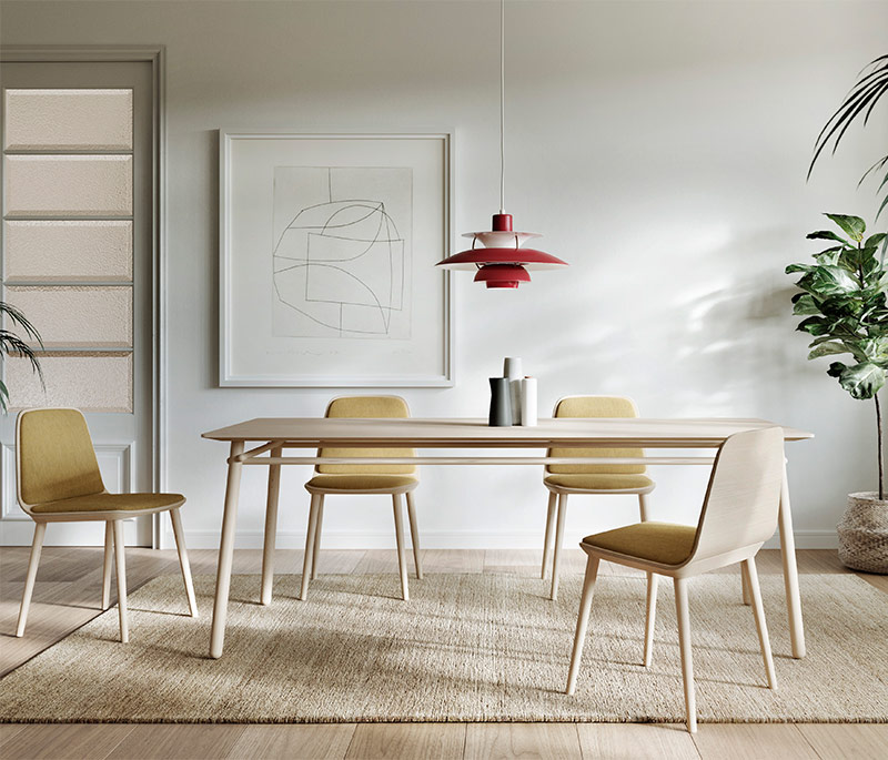 Bisell dining chair by Treku