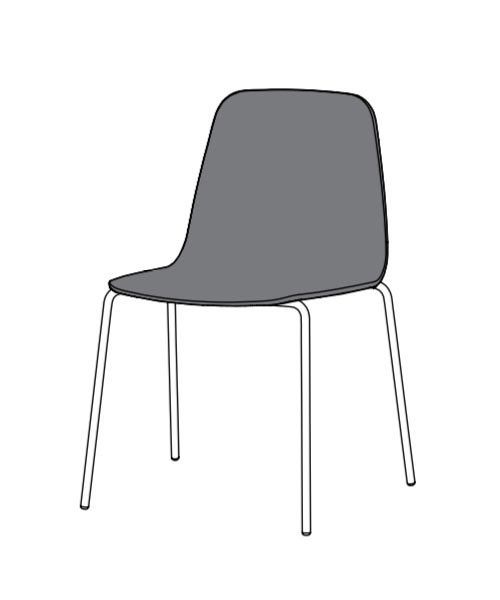 Bisell dining chair by Treku