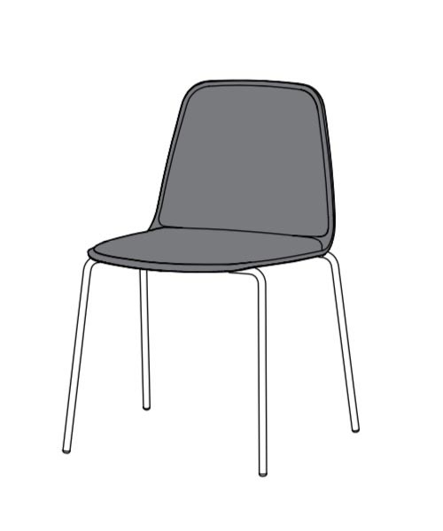 Bisell dining chair by Treku