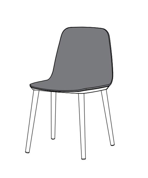 Bisell dining chair by Treku