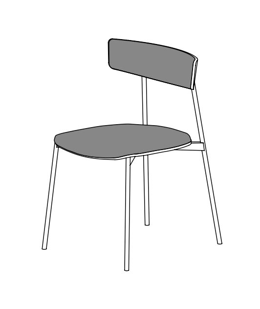 Kol dining chair by Treku