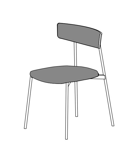 Kol dining chair by Treku